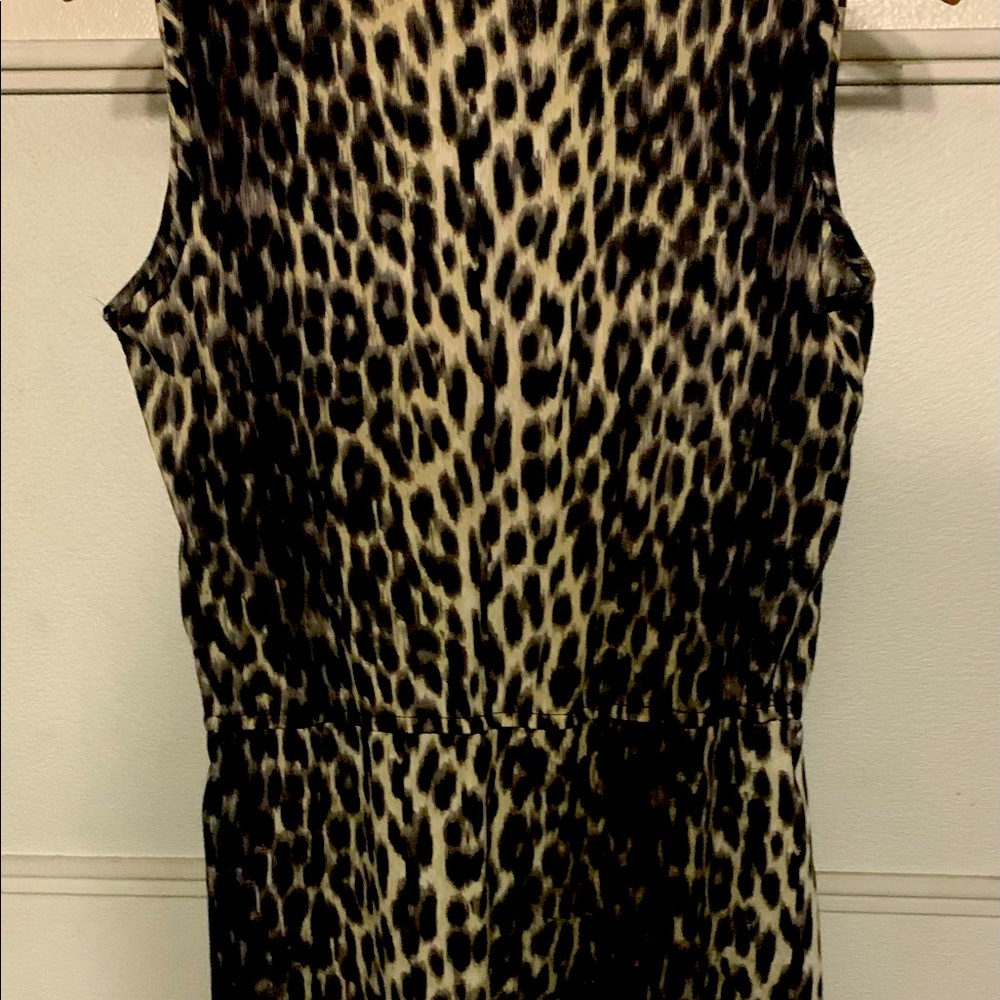 Cheetah print, worn one time.